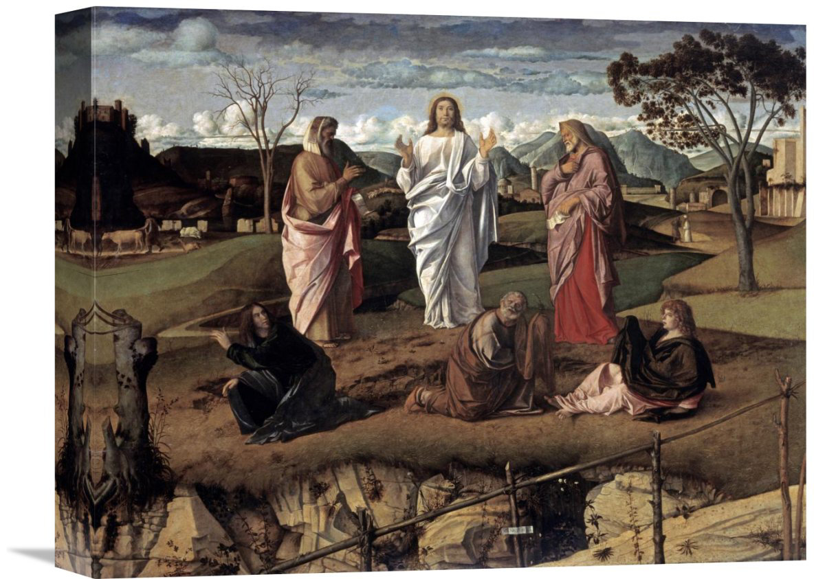 Global Gallery 'Transfiguration' by Giovanni Bellini Painting Print on ...