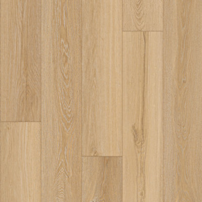 Restoration Collection® Everest 7.66'' x 59.5'' x 12mm White Oak Laminate Flooring in Spirit
