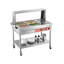 Table chauffante commerciale 9 x 1/3 casseroles