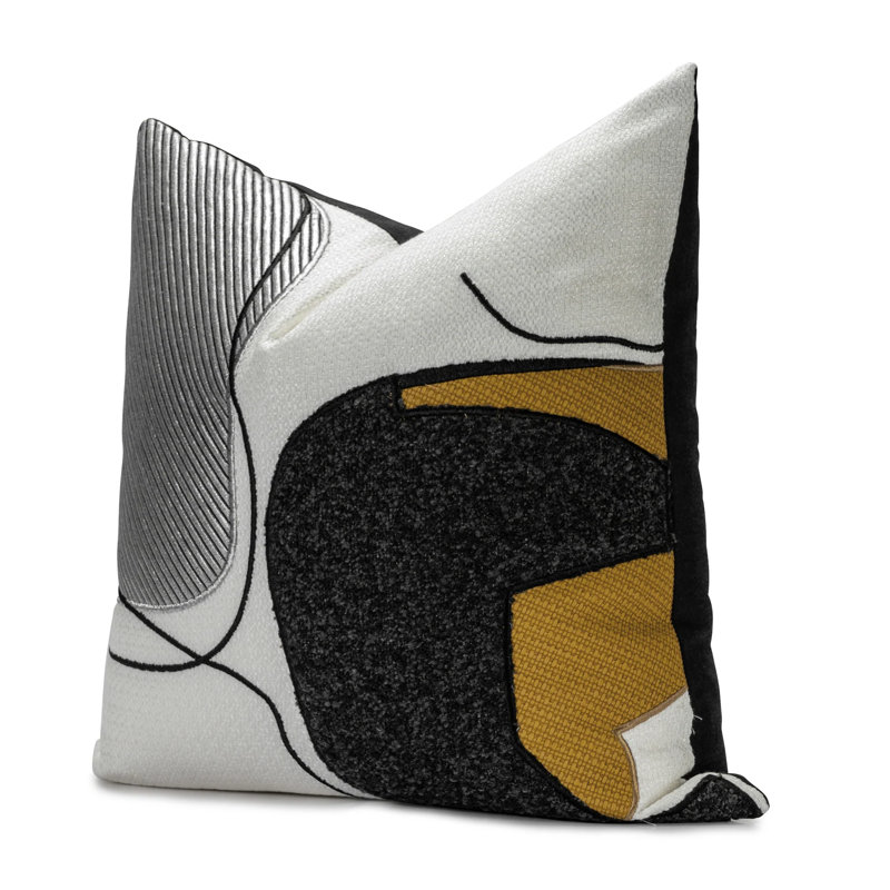 Damask Cotton Pillow Cover