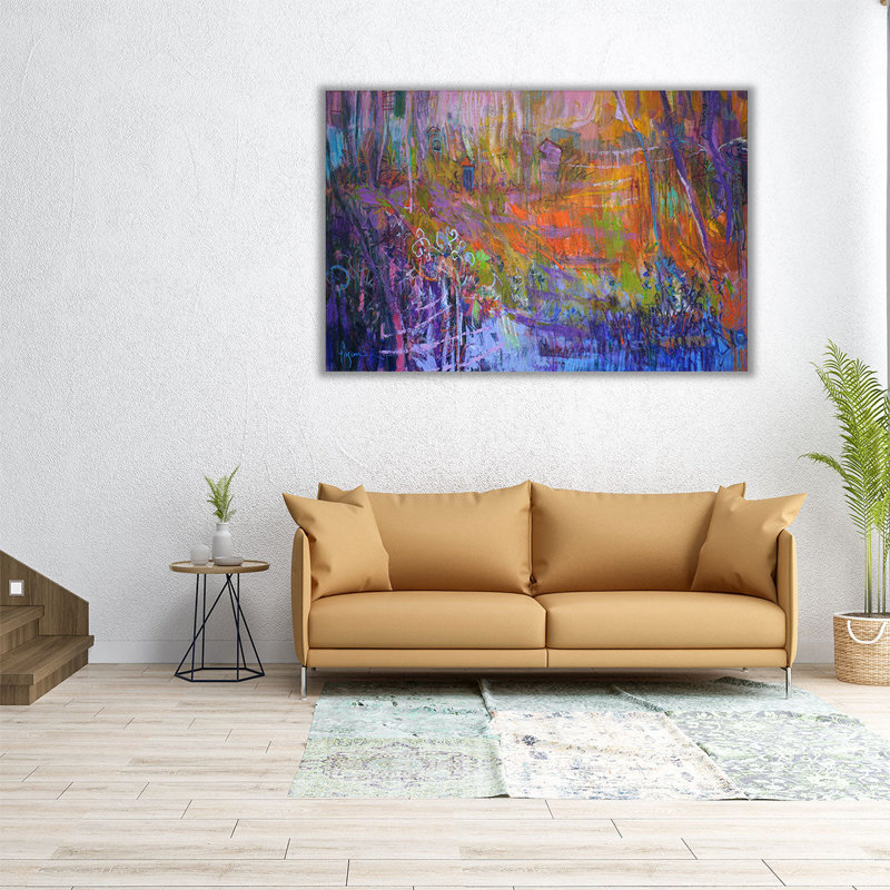 Nocturn in the Secret - reproduction d'art sur toile, H 40 po x l 60 po