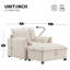Canapé simple avec repose-pieds 56,5 po Chenille-1348467242