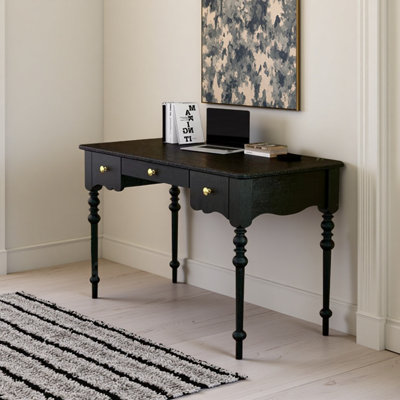 Bureau en bois massif de style français