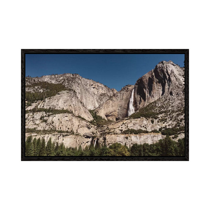 Yosemite Falls by Bethany Young - Print on Canvas, Black Framed, 66.04cm H x 101.6cm W x 3.81cm D