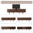 Chader Modern Wood 69" TV Stand for TVs up to 75" with Drawers and Shelf Storage