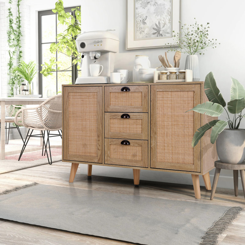 Ayssa 47.2'' Wide 2 Door And 3 Drawer Sideboard