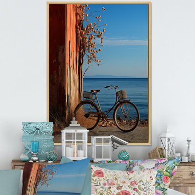 Cobalt cruiser bicyclette sur toile