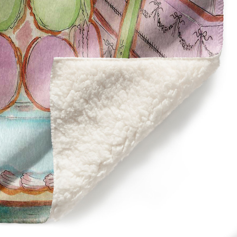  Couverture douce en sherpa, 51 po x 60 po