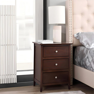 Charmante table de chevet rose contemporaine