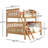 Edington Kids Twin Over Full Bunk Bed-714877763