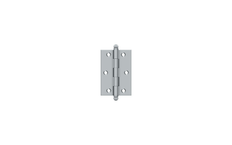 3'' x 2'' Butt Bearing Hinge, Brushed Chrome