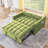 Convertible  Sleeper Sofa with Adjustable Backrest-1519406555