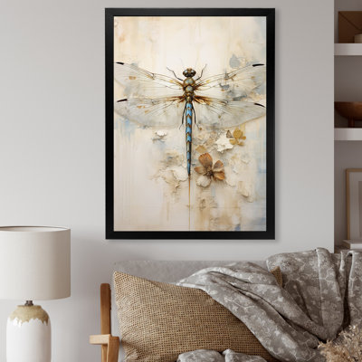 Dragonfly Delight III - Dragonfly Canvas Art