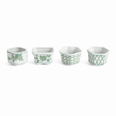 IMPERIAL ASSORTED MINI POTS, SET OF 4