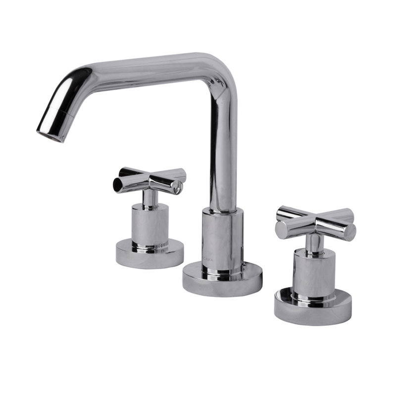 Cigno Widespread Faucet Drain Assembly, Polished Chrome