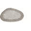 Table basse ovale argent-278065062