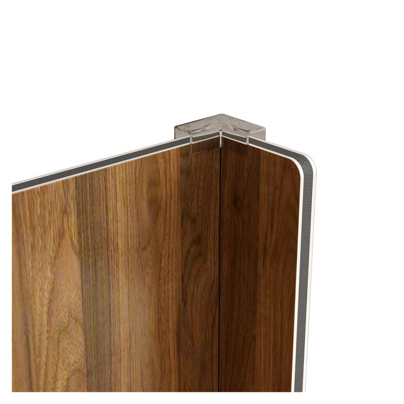 28 po x 16 po housses en PVC grillagées noyer (paquet de 5) - doublures en mousse de plastique compactes pour tablettes de garde-robe