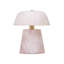 Lampe de table en résine rose Pouty