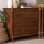 Commode Dametra à 3 tiroirs, brun noyer-965284600