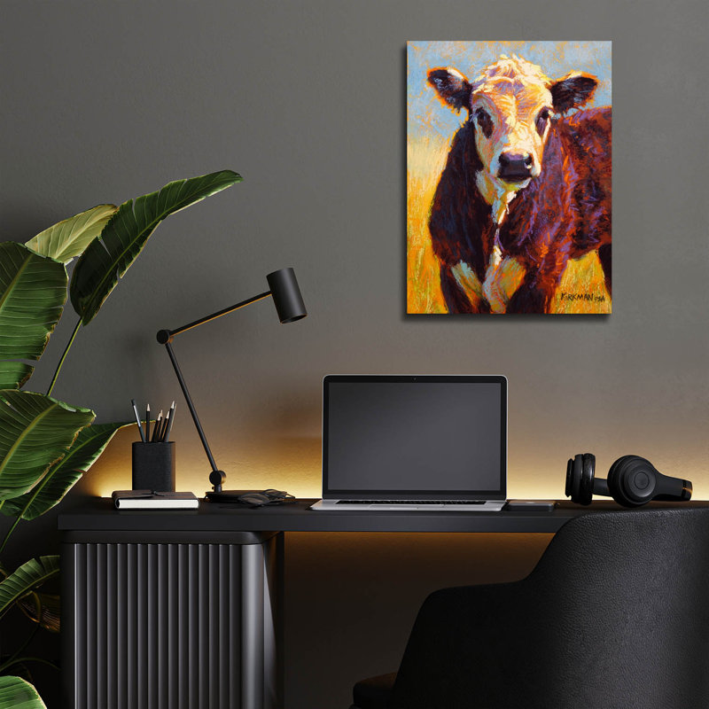 «Moofasa» par Rita Kirkman, art mural en verre acrylique, H 16 po x l 12 po x P 0,13 po