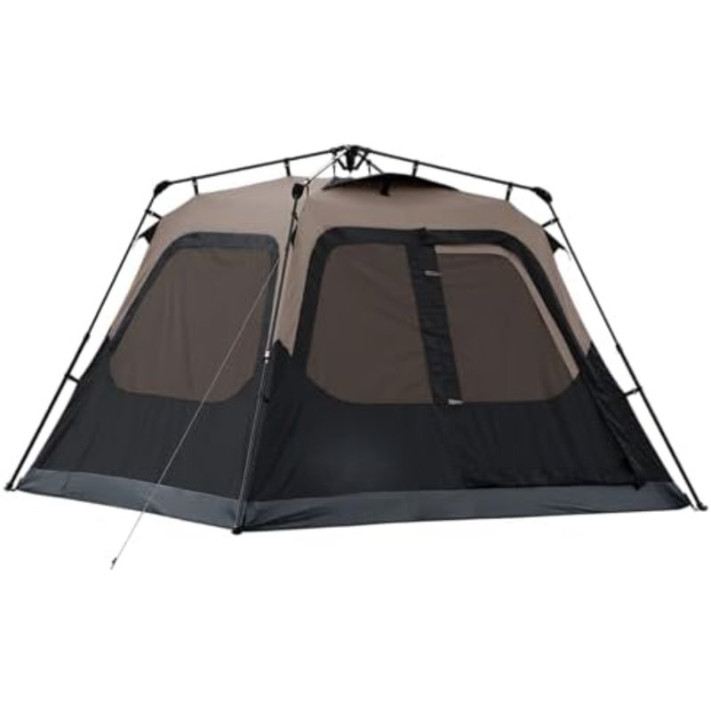 4/6/8/10 Person Instant Camping Tent with 1-Minute Setup, Large Family Tent with Pre-Attached Poles, Air Vent, & Carry Bag, Sets Up in About 60 Seconds