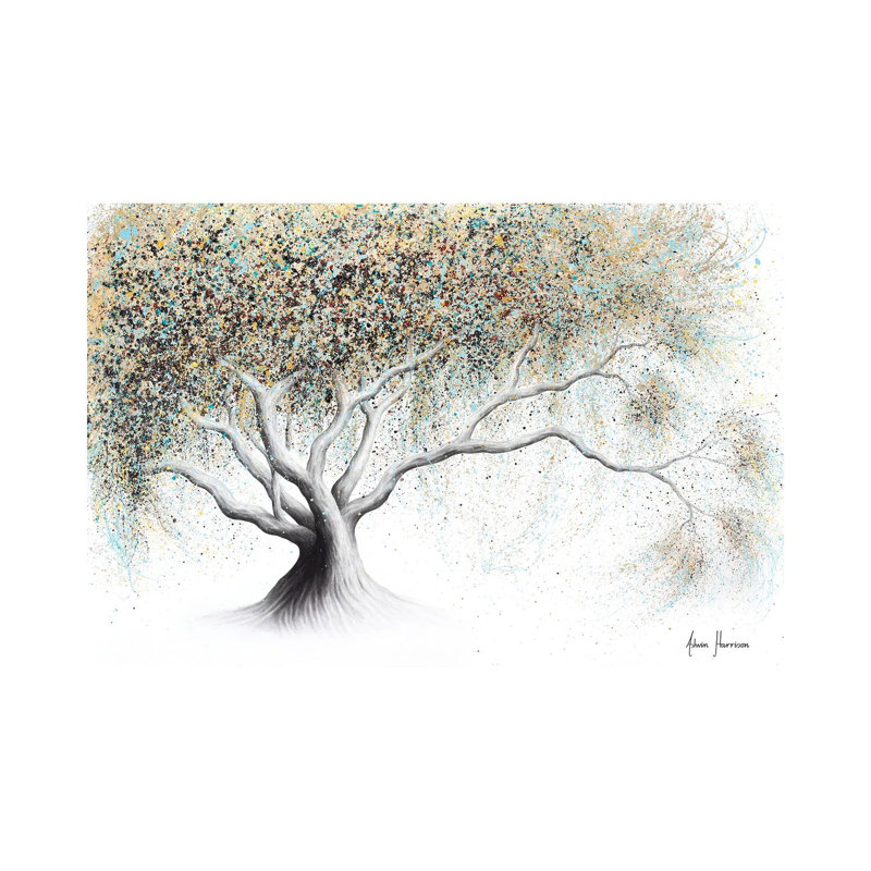 Gentle Golden Bloom by Ashvin Harrison - Wrapped Canvas Gallery-Wrapped Canvas Giclée, 20.32 cm H x 30.48 cm W
