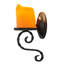 Carpathian 1 - Light Candle Wall Light