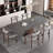 Theolia Solid Wood Base Dining Table-1003147781