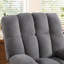 Fauteuil inclinable de massage de 37,4 po Rosalin avec deux porte-gobelets latéraux et deux télécommandes idéales pour la maison-132154342