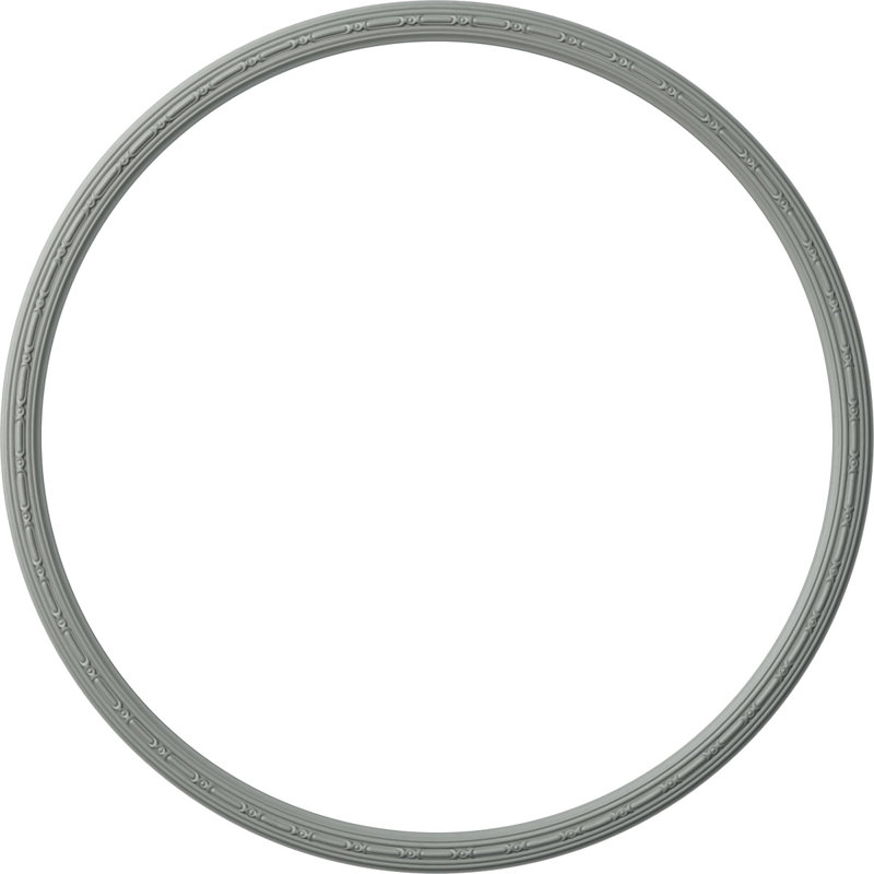 Ensemble d'anneaux de plafond Medea, H 52,13 po x l 52,13 po, Paquet de 4 (forme un cercle complet)