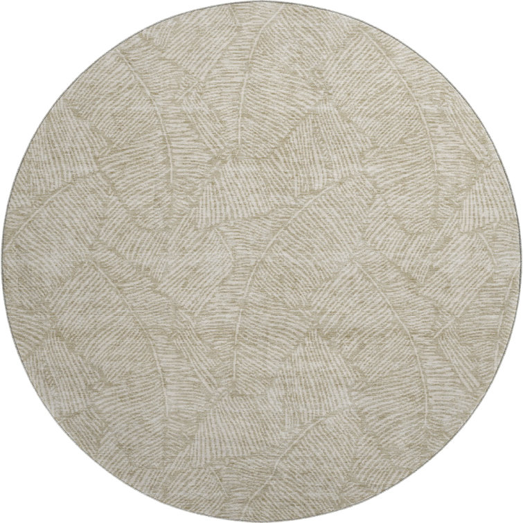 Premium Machine Washable Prisco Taupe Rug
