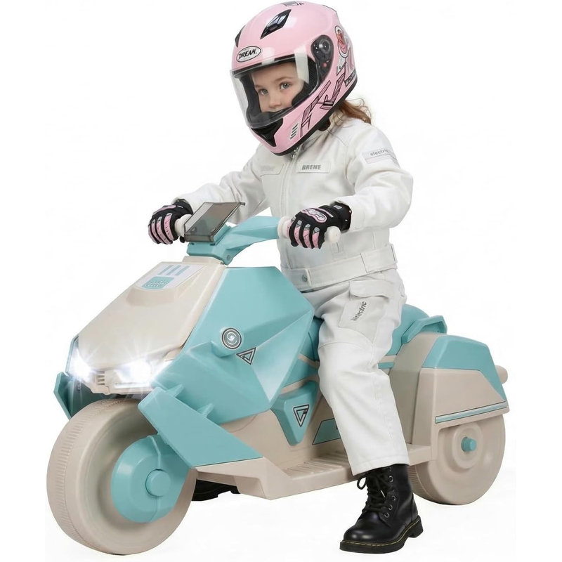 LIFERUN Battery Powered Ride On, Green