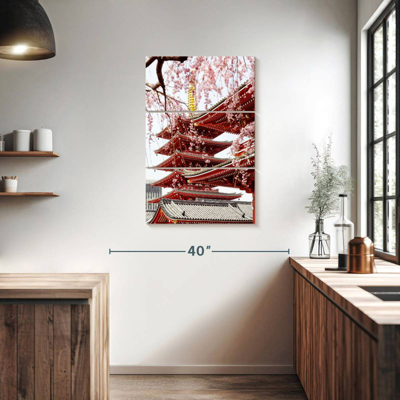 Adella Senso-Ji Pagoda III, 38" H x 24" W