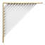 Daylen Brass And Acrylic Shelf Bracket-1835898410