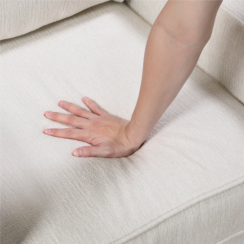 Fauteuil d'appoint Levid, Chenille beige