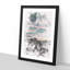 Glacier Point In California Watercolour - Picture Frame Graphic Art-56923503-56923504