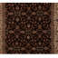Tapis noir / beige de haute qualité noué à la main