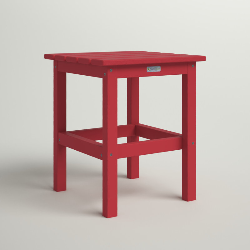 Table d'appoint Leighton, Rouge vif