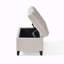Banc de rangement rembourré en polyester Twania-203486496