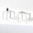 Furinno Simple Square Coffee Table, Side Table, Set of 2, White-1401242239