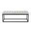 Beraun Faux Leather Bench with Metal Legs-114071180