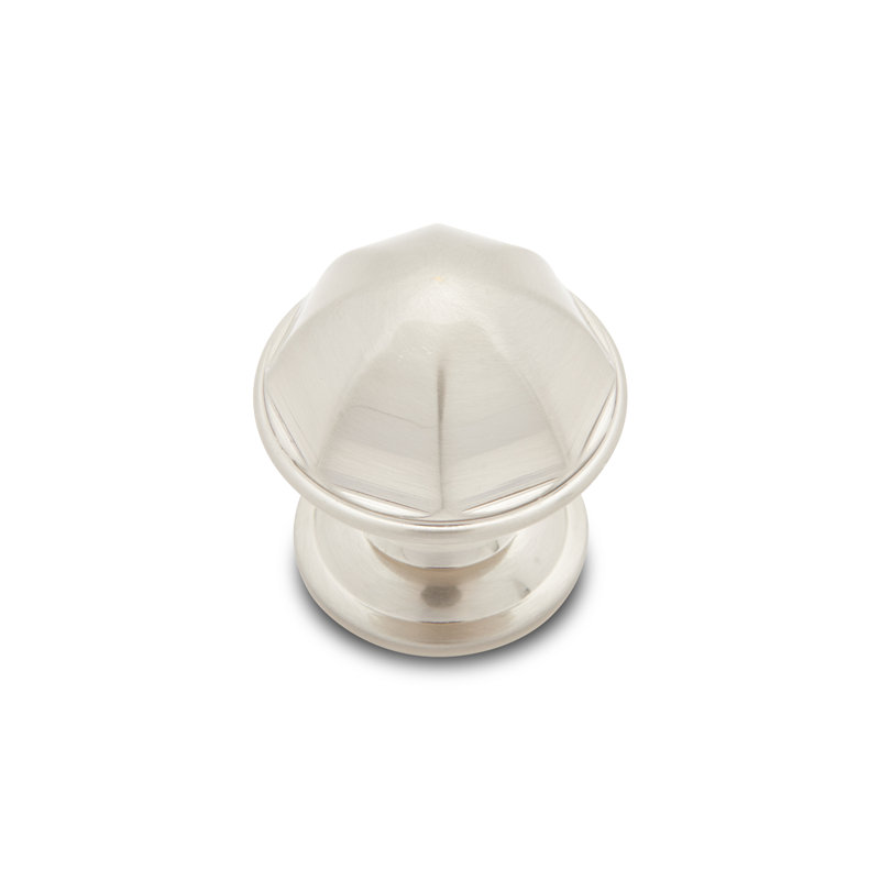 Contoured Dome 1 1/16" Knob CK Series, Satin Nickel