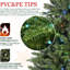 Arbre de Noël artificiel 7 pi avec 340 lumières à DEL, 2126 branches denses, connexion rapide pour la décoration de bureau