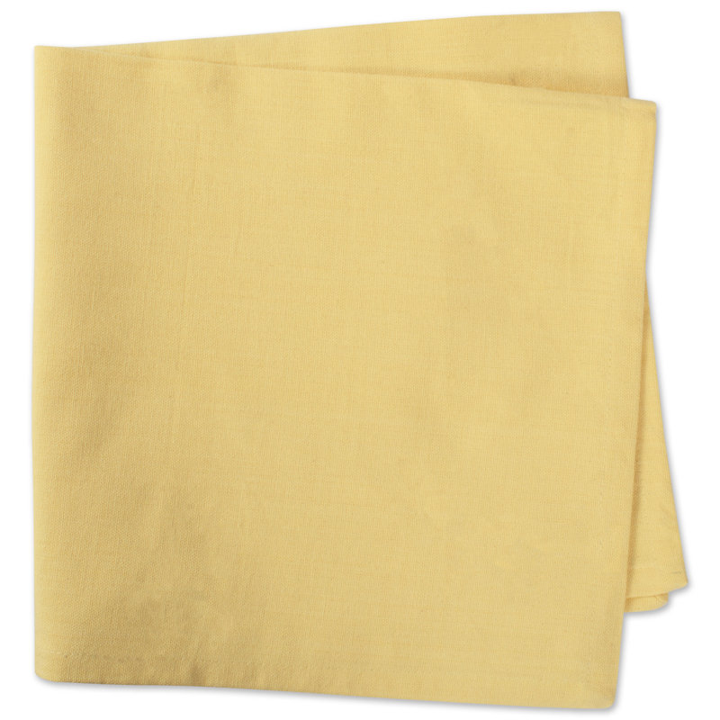 Scheffler Cotton Blend Square Napkin, Yellow