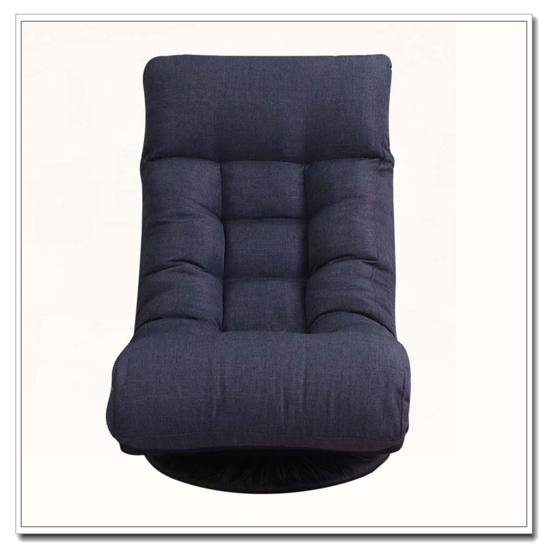 Fauteuil inclinable simple, Marine, 35.8" H x 22.8" W x 65" D