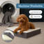Lit orthopédique pour chien 2 couches PETMAker - 20 x 15 pour animaux de compagnie, gris-20782103-20768937