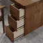 Bureau de direction rectangulaire en bois massif avec tiroirs Walnut-1833105178-1833105172