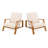 Isham Acacia Outdoor Lounge Chair-1847162968