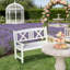 Banc de jardin de style nordique, banc de jardin en bois