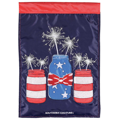 Drapeau Mason Jar Sparkler 13 x 18